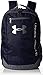 Under Armour Men's Hustle LD Water Resistant Backpack Laptop, Midnight Navy (410), One Size