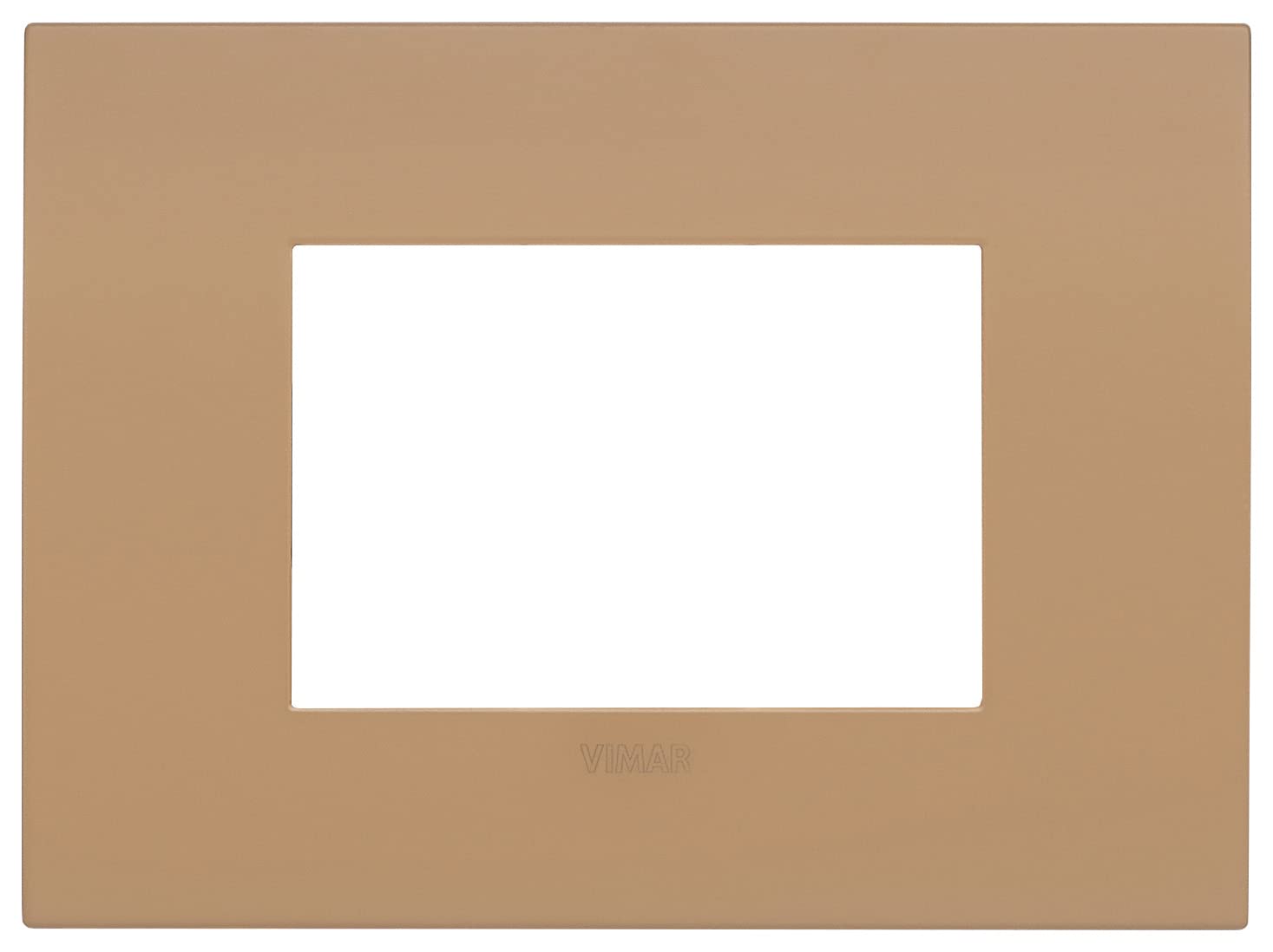 Vimar 19953.33 Arké fit Plate 3 modules, Metal, Sienna