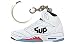 Nike Jordan 5 V White Black Red "Supreme" 2D Flat Sneaker Keychain
