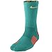Nike Elite Cushioned Crew Basketball Socks Turbo Green / Atomic Mango SX3692-388