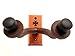 Axe Guitar Hanger - Hardwood Studio Guitar Wall Mount - Iron Cross Logo