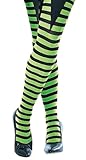 Rubie's Costume Co - Green and Black Striped Tights - Child