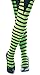 Rubie's Costume Co - Green and Black Striped Tights - Child
