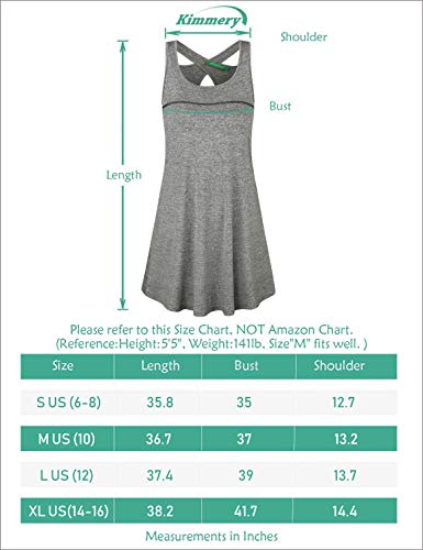 image for Kimmery Knit Dresses for Women,Women Training Performance Dress Stretc