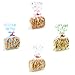 iFUNow 144 Pack Christmas Cellophane Treat Bags with Red Ribbons for Gift Bags, Christmas Cookie Bags, Christmas Cello Candy Bags, Xmas Goody Bags, Holiday Goodie Bags and Christmas Party Favors