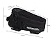 Roswheel Attack Series 121370 Waterproof Bike Front Frame Bag Bicycle Tube Top Pannier Cycling Accessories Pack with Phone Holder, Black