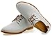 DADAWEN Men's Casual Canvas Oxfords Walking Shoes Sneakers Lace Up Dress Shoes Gray US Size 10.5