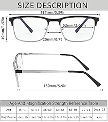 DILLY VISION 3 Pack Fashion Metal Full Frame