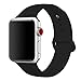 Watch Band 38mm - Sport Edition Compatible with iWatch Series 1, Series 2, Series 3 - Replacement Silicone Sports Bands - Black