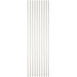 Sammons Preston Reusable 18" Drinking Straws, Pack of 10 Flexible Long Straws with 3/16" Diameter Ideal for Drinking from Wine Bottles &amp; Tall Cups, Dishwasher Safe Straws for Smoothies &amp; Thick Liquids