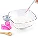 Caydo 78 Pieces DIY Soap Bath Bomb Mold Set with Instructions, 3 Size DIY Metal Bath Bomb Molds, Eyedropper Tools, Gauge Spoon Set, Shrink Wrap Bags, Hand Made Stickers for Crafting Your Own Fizzies