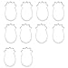BTMB Aluminum Pineapple Cookie Cutter Biscuit Baking Molds Pack of 10