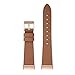 SWEES Leather Bands Compatible for Fitbit Charge 4, Charge 3 & Charge 3 SE Fitness Tracker, Genuine Leather Band Strap Wristband Replacement for Women Men Small Large, Black, Rose Gold, Beige, Brown