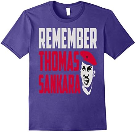 Mens Thomas Sankara T-Shirt Medium Purple