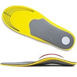 Ailaka Orthotic Cushion Arch Support Shoe Insoles, Unisex Daily Sports Performance Inserts for Flat Foot, Plantar Fasciitis, Feet Heel Pain Relief