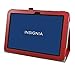 Insignia NS-P10A7100 Case,Mama Mouth PU Leather Folio 2-Folding Stand Cover with Stylus Holder for 10.1