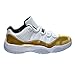 Air Jordan 11 Retro Low Men's Shoes White/Metallic Gold Coin/Black 528895-103