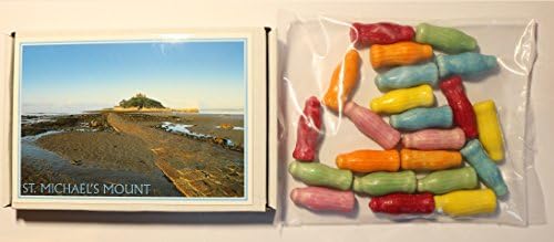 Ye Old Cornish St Michaels Mount Sherbet Bubblegum Bottles English Candy