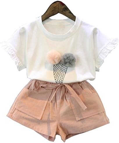 Toddler Kids Baby Girls Clothes Clothing T-shirt Tops Pants Shorts Set Outfits