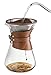 Dowozesi OS-4041 Carafe w Leather Collar (6 Cup), Clear-682