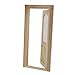 Dollhouse Miniature Wooden Door Unpainted