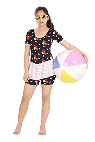 ROVARS Swimming Costume for Girls with Zipper at Front 1 ROVARS Swimming Costume for Girls with Zipper at Front