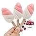 Silicone Ice Pop Molds, Beasea Popsicle Mold Ice Pop Maker BPA Free, Reusable with 50 Wooden Sticks and Lid