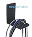 eLhook Stick-On Removable Headphone Holder Hooks - 2 Pack, Damage-Free Removal, Universal Wall-Mount Hangers for Headsets, Gaming Accessories, and Cable Organization - Easy Install