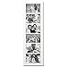 Adeco Decorative White Wood Wall Hanging Collage Picture Photo Frame, 6 Openings, 4x6 inches