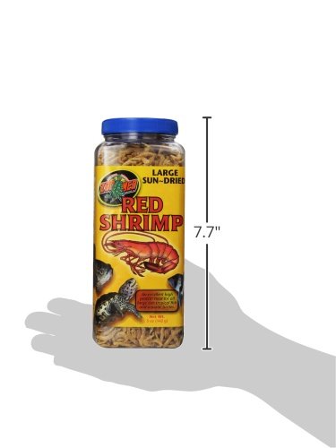 Zoo Med Sun Dried Large Red Shrimp, 5-Ounce