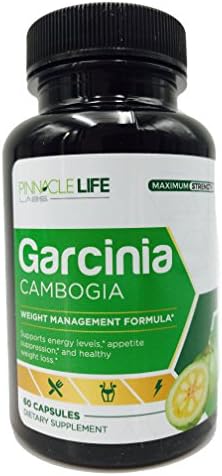 Pinnacle Life Labs Garcinia Cambogia- Weight Management Formula- Supports Energy Levels- Appetite Suppressant and Healthy Weight Loss