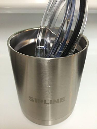SIPLINE (NLG) 10 OZ Stainless Steel Vacuum Insulated Lowball Tumbler Rambler Flash Traveler Mug Thermos Cup Perfect for Tea | Coffee | Water | Indoor &amp; Outdoor