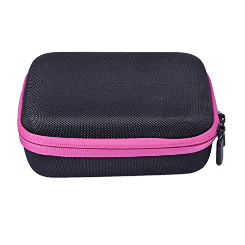 15 Slots Embroidery Diamond Storage Box,Clear Medicine Painting Accessory Case Display Holder Plastic Cross Stitch Organizer Storage Case Container Show Trays Essential Oil Bottle Box w/Zipp