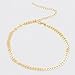 Boosic Bohemian Gold Tone Snake Chain Choker Necklace Minimalist Jewelry For Women