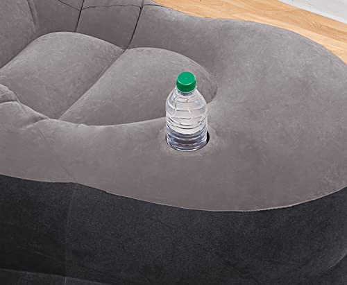 Poltrona Gonfiabile Intex Ultra Lounge Con Ottoman - 99x130x76 Cm, Per Giardino E Piscina