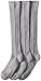 Jefferies Socks Big Girls'  School Uniform Acrylic Cable Knee High  (Pack of 3), Grey, Medium