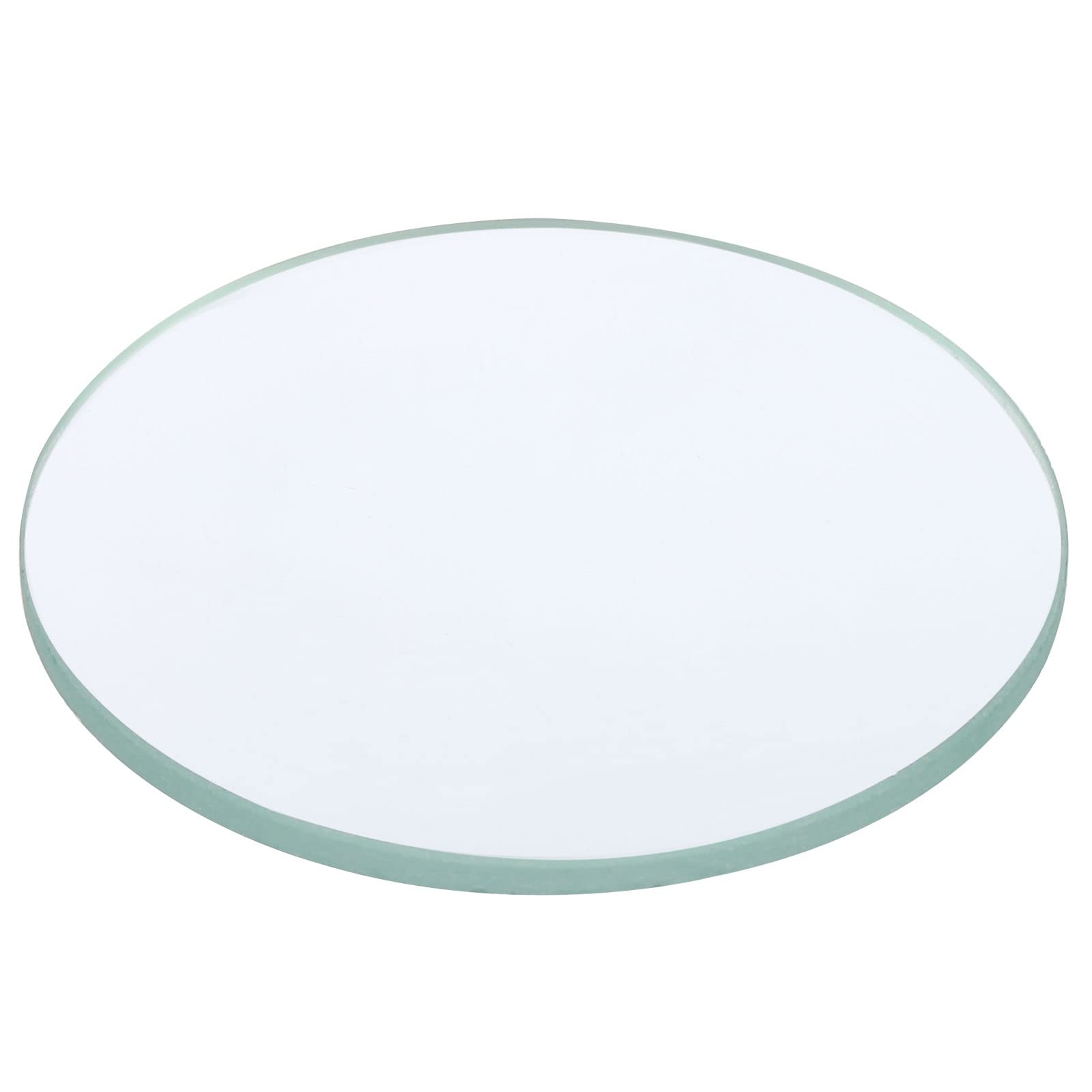 PATIKIL 12" (300mm) Focal Length Flat Convex Lens, 50mm Diameter 4mm Height Glass Optically Polished Round Edges Lens for Physics Experiment, Clear