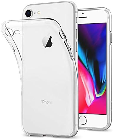 Airror Phone Case Compatible with iPhone 8 / iPhone 7 Cases Clear, Ultra Thin Clear Flexible Soft TPU, [ Support Wireless Charging ] Non-Slip, Protect Cover Clear Cases Slim Fit 245