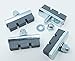The Flying Wheels Bolt Bike Brake Pads (Grey)