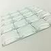 IGOGO Cabochon Glass Dome Clear Square Non-calibrated for Photo Pendant Craft Jewelry Making 20x20mm 0.79