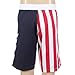 Calhoun Men's Americana USA Flag Fourth of July Swim Board Shorts (USA, Medium)
