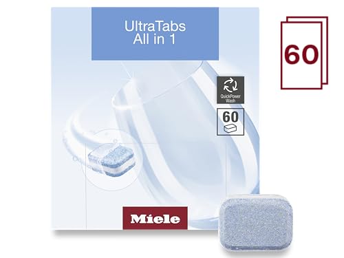 Miele GS CL 0606 T Dishwashing Tabs UltraTabs, 60 Tablets