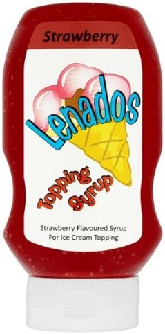 Lenados Topping Syrup Strawberry 12X585G