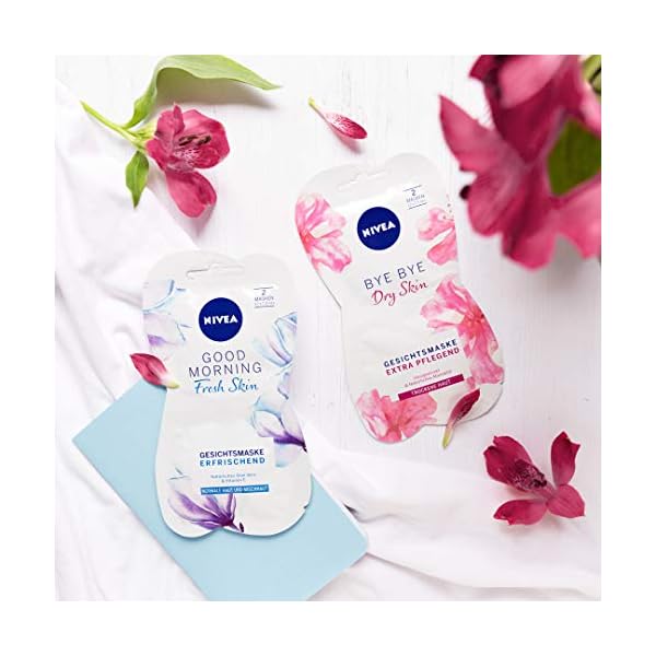 NIVEA-Good-Morning-Fresh-Skin-Face-Mask-Pack-of-1-1-x-15-ml-Refreshing-Face-Care-Mask-Pampers-the-Skin-Skin-Care-Mask-for-Normal-and-Combination-Skin Nivea Good Morning Fresh Skin Face Mask, 15ml