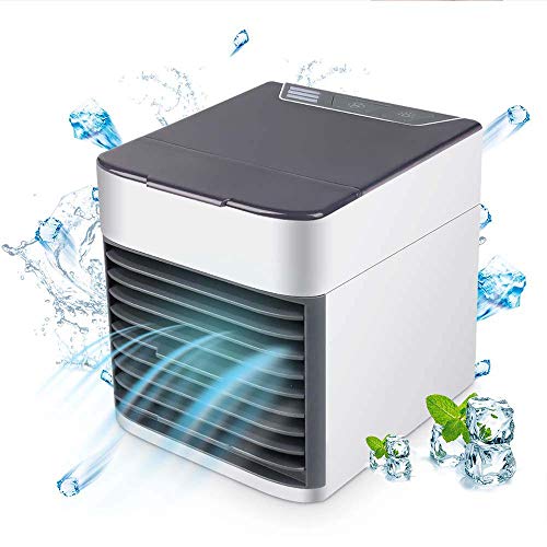 Nclon Personal Air Conditioner Fan 3 in 1 Super Quiet, Portable Air Conditioner Portable Mini Air Conditioner USB Fan 3 Speeds Space Cooler Misting Fan Household Office Household-a