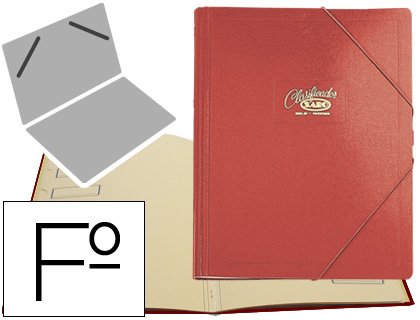 Saro 30-R Expanding File - Red