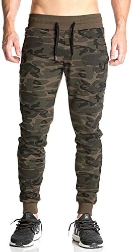 Azyuan Mens Fitness Pant Workout Gym Running Jogger Slim Fit Pants