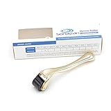 Sonazan 2018 Microneedle Derma Roller Non-Invasive Facial Skin Care Tool by New Dermaroller 540 Titanium Micro Needle 0.25mm - With Storage Case