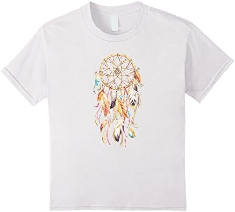 Kids Dream catcher watercolor art class American Indian t shirt 8 White
