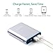 Lumsing 13400mAh Portable Charger - Compact 2-Port Ultra Portable Phone Charger Power Bank with PowerIQ Technology for SmartPhones,Tablets(Silver)